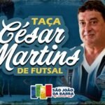 Taça César Martins de Futsal Masculino prossegue nesta terça-feira