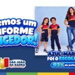 População escolhe azul-marinho como novo uniforme da rede municipal de ensino em SJB