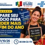 Workshop voltado a vendas de fim e ano acontece nesta quarta-feira em SJB
